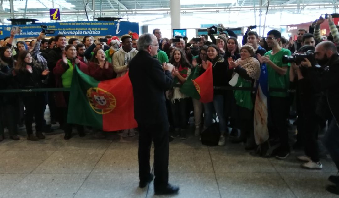 Patriarca à chegada a Lisboa: protagonismo das JMJ será dos jovens