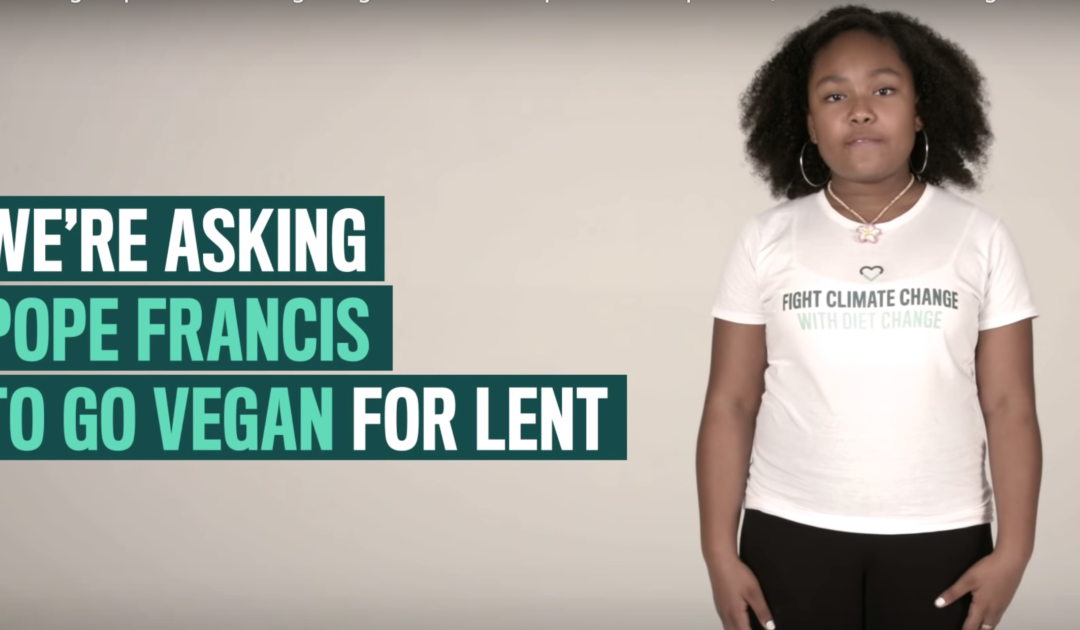 Papa Francisco abençoa Genesis Butler mas não promete ser vegan durante Quaresma