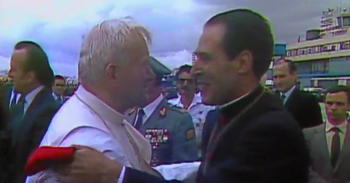 António Ribeiro, patriarca de Lisboa, João Paulo II António Ribeiro, patriarca de Lisboa, João Paulo II
