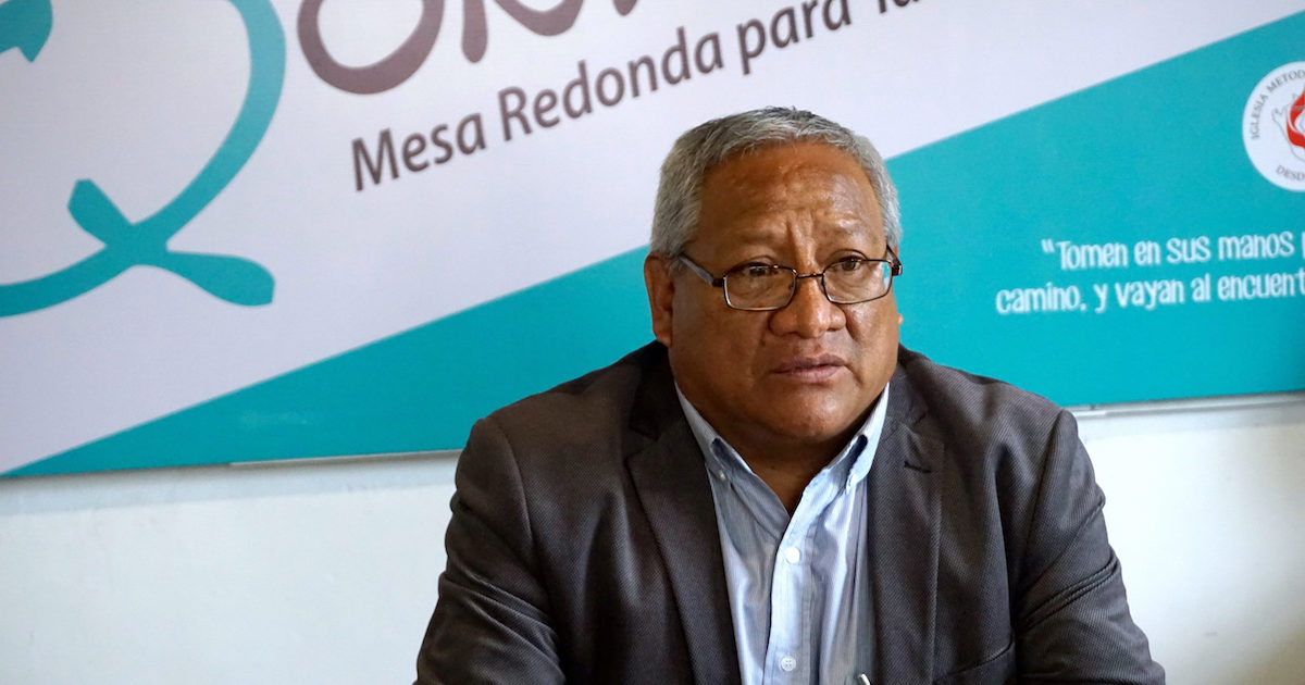 Samuel Aguilar, bispo metodista Peru-Foto Fernando Oshige:Iglesia Metodista del Peru