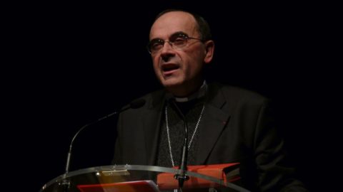 Barbarin 2-Peter Potrowl-Philippe Barbarin à Ecclesia Campus 2012 à Rennes