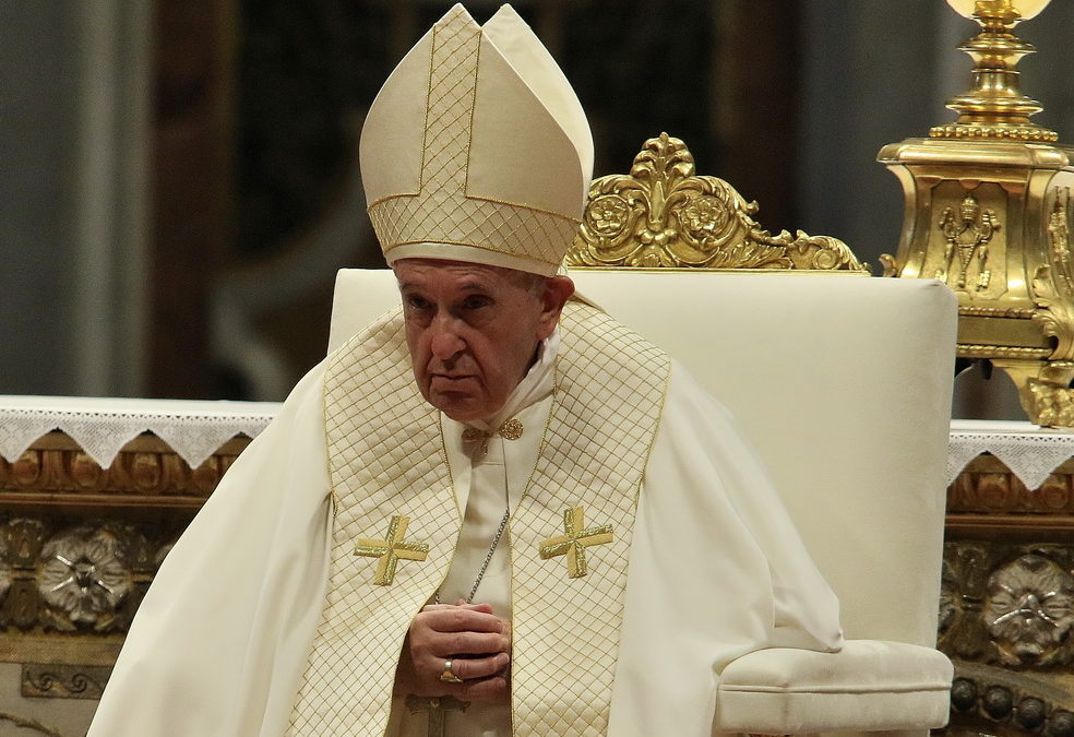Papa falha celebração de Quarta-feira de Cinzas