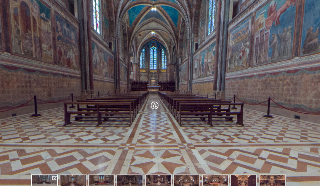 Basílicas de Assis e túmulo de São Francisco à distância de um clique
