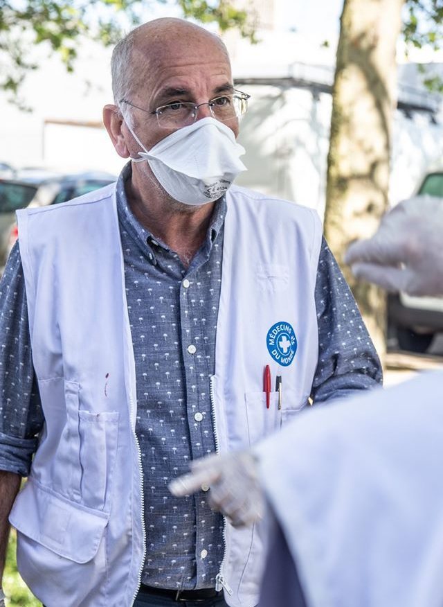 Padre Marc Tyrant/Missionário Espiritano. Médecins du Monde
