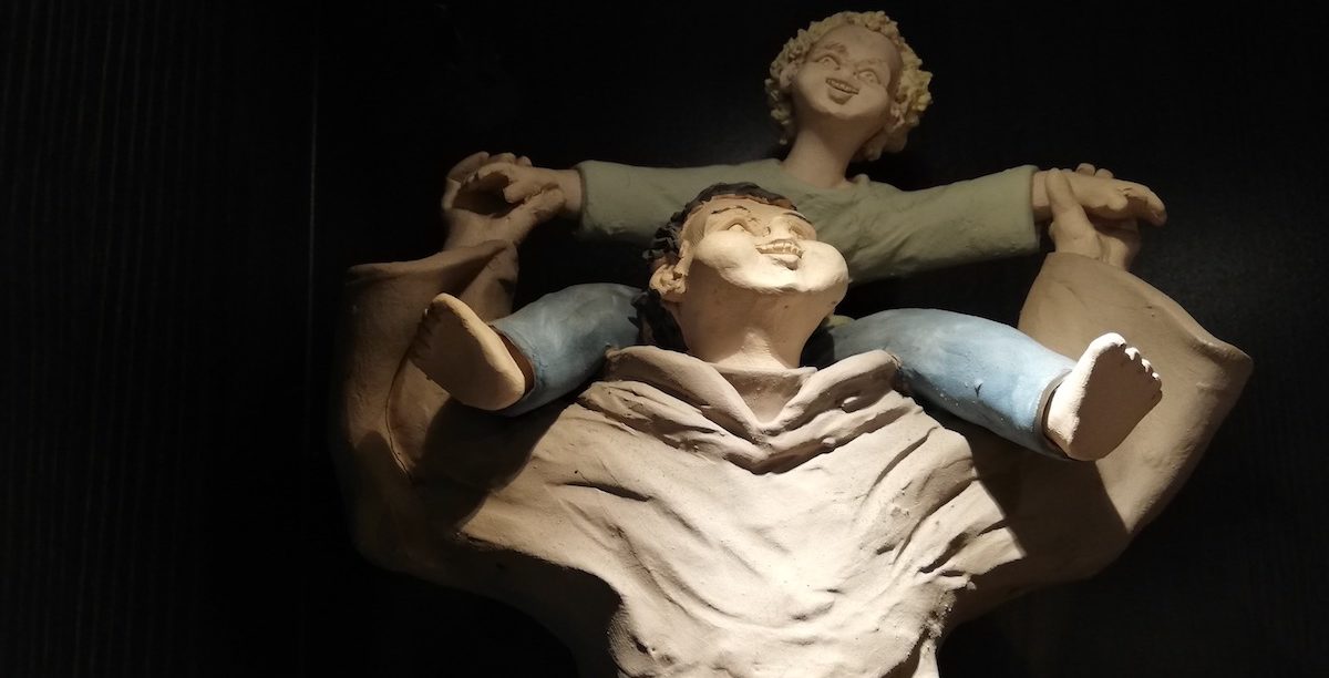 Santo António. Obra de Delfim Manuel. Col. Ana Saraiva. Santo António. Obra de Delfim Manuel. Col. Ana Saraiva.