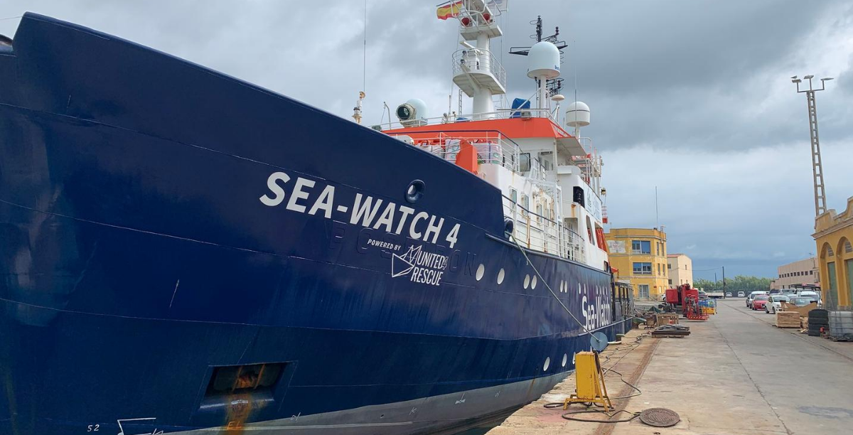 navio resgate sea watch, Foto_ Seawatch.org navio resgate sea watch, Foto_ Seawatch.org