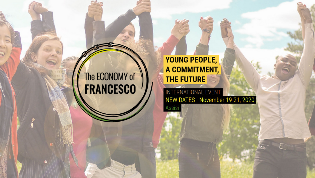 Encontro “A Economia de Francisco” está confirmado e será totalmente online