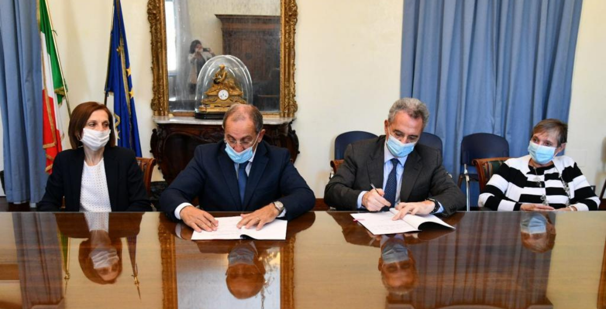 assinatura acordo comunidade sant'egidio refugiados, Foto: Comunidade Sant'Egidio