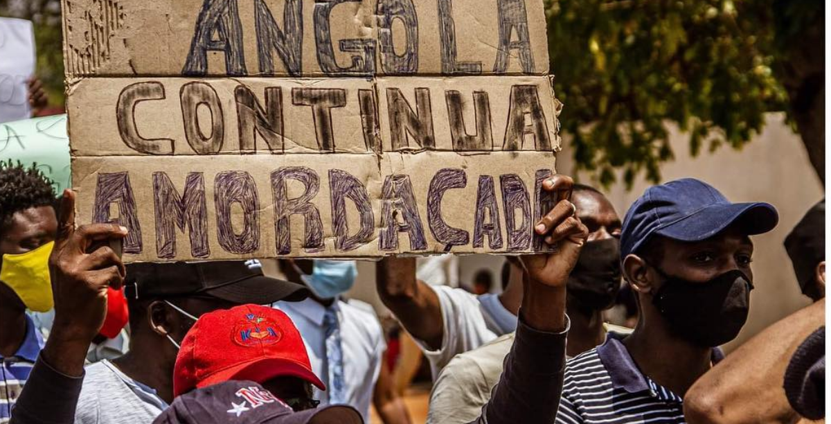manifestacao angola, Foto_ Osvaldo Silva Facebook