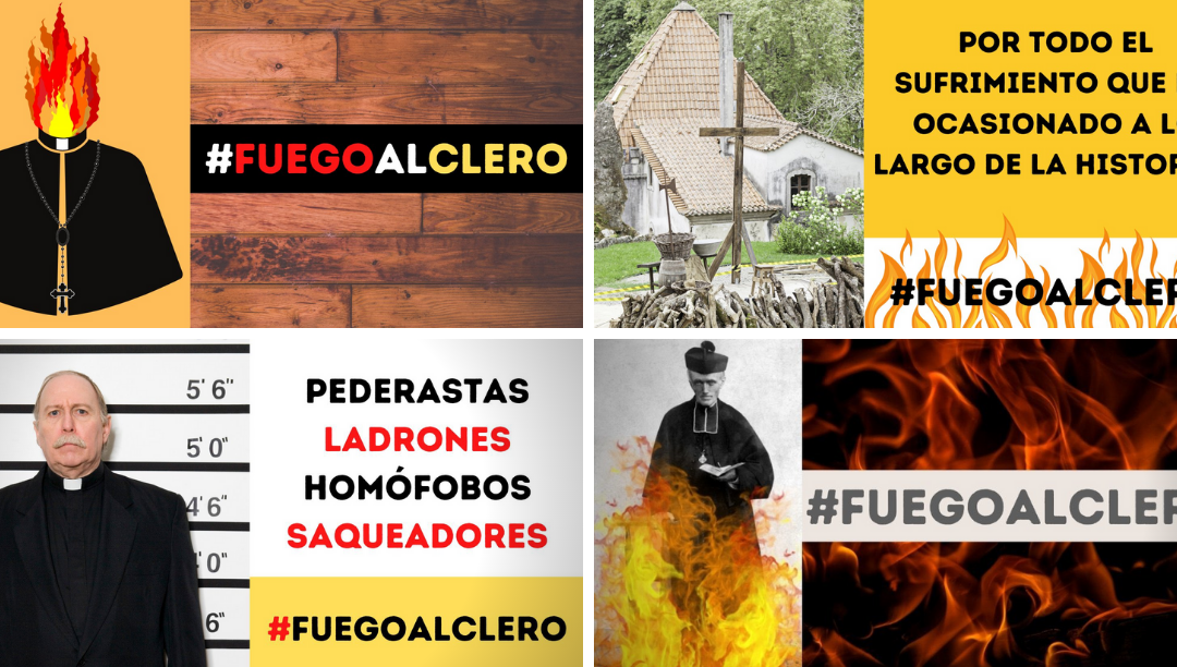 Espanha: Twitter ainda não retirou tópico #Fuegoalclero, que incita ao ódio contra padres católicos