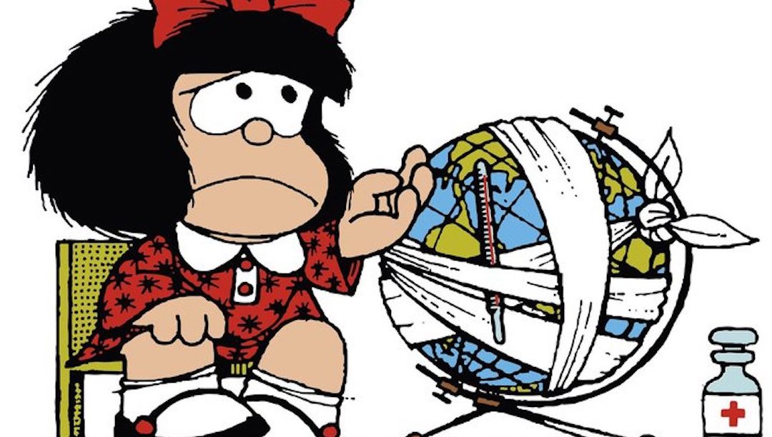 A pacifista Mafalda e as armas nucleares