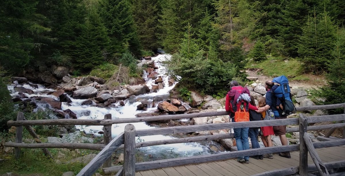 Val di Rabbi (Alpes), Agosto de 2020.