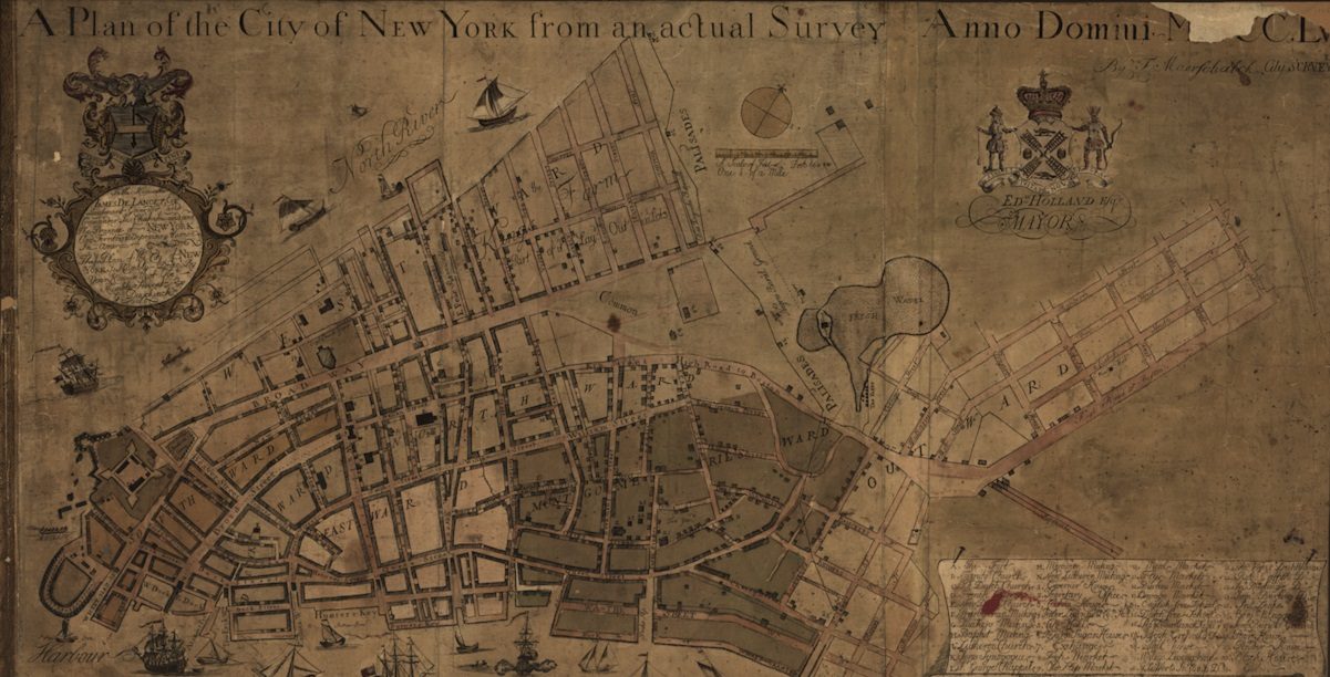 2 Mapa de NY 1755
