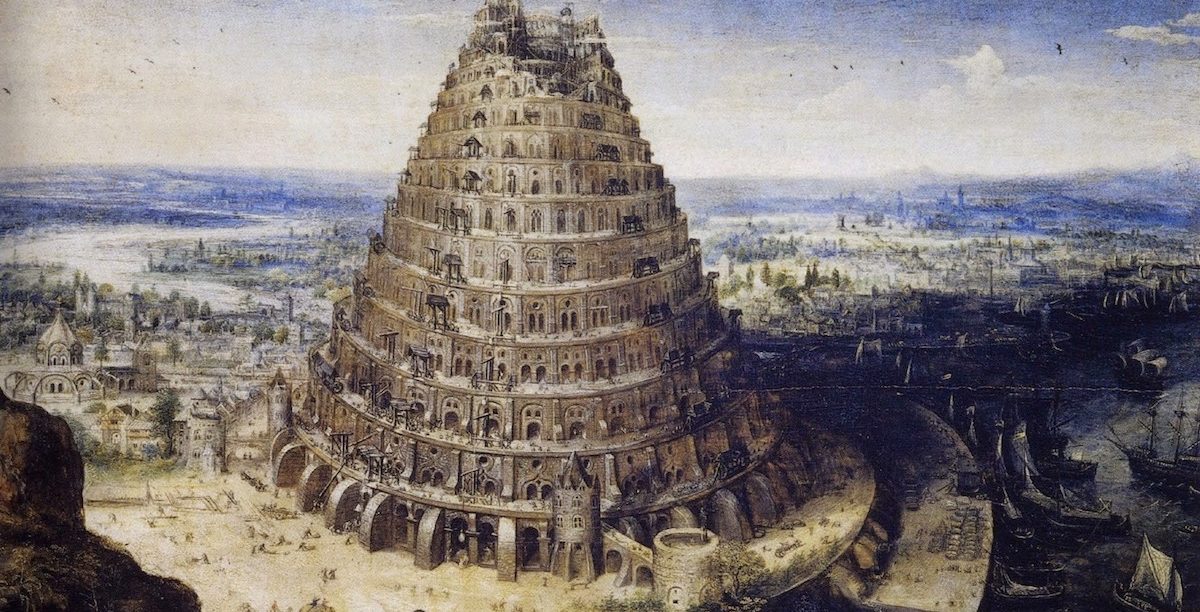 Torre de Babel, Cacofonia, Línguas, Lucas van Valckenborch, Louvre, Pintura, arte