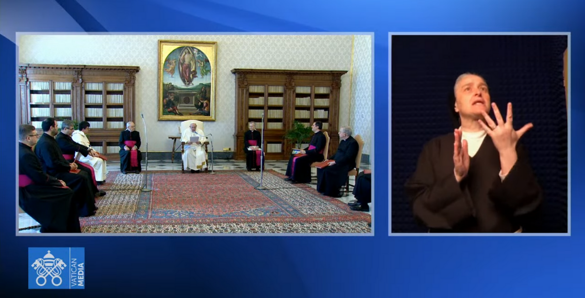 audiencia papa lingua gestual vatican news