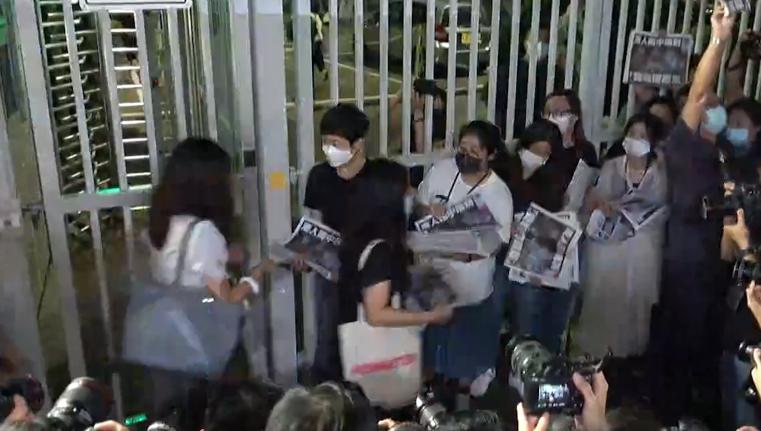 O jornal Apple Day esgotou a sua última edição – uma má notícia para a liberdade em Hong Kong