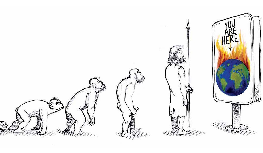 As angústias e as esperanças do mundo no desenho de humor