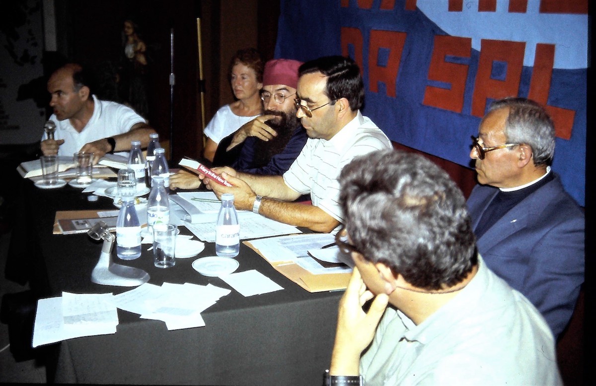 Pastor Dimas de Almeida e Mulher (à esquerda), na XIII Semana Bíblica Nacional, 1988, Semana Bíblica