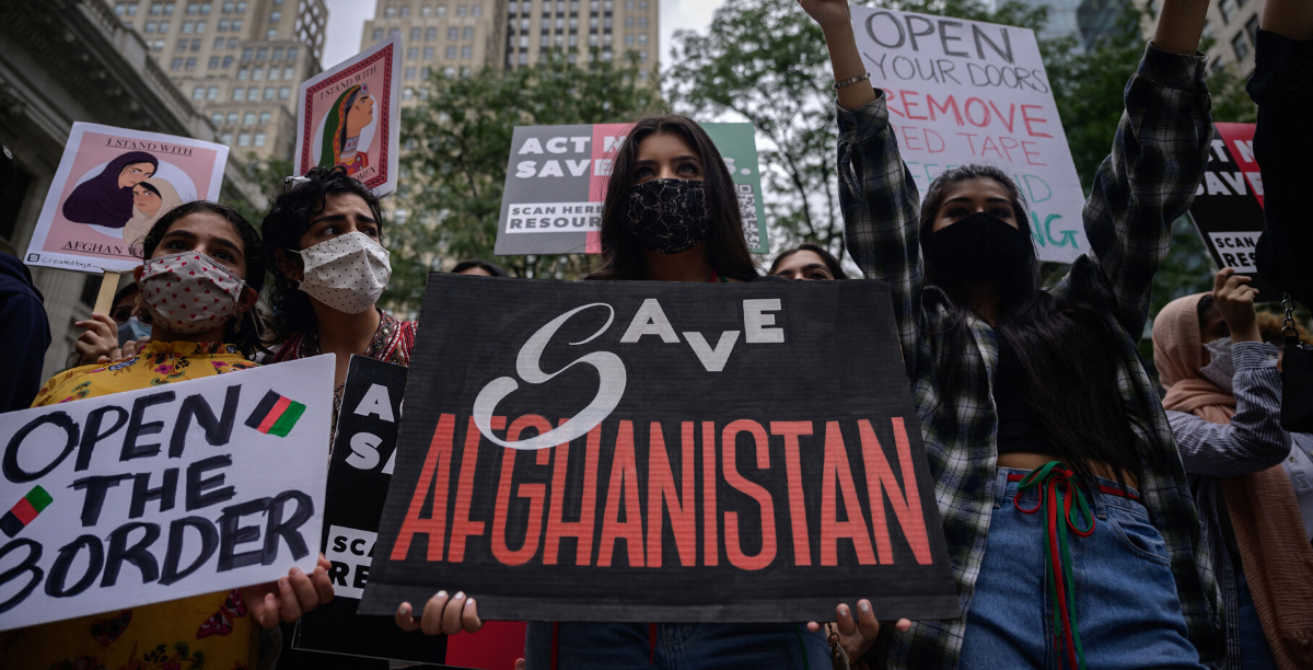 manifestacao afeganistao foto afp via getty images