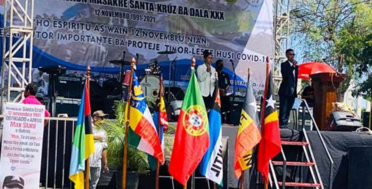 evento 30 anos massacre santa cruz timor foto FacebookFidelis Magalhaes