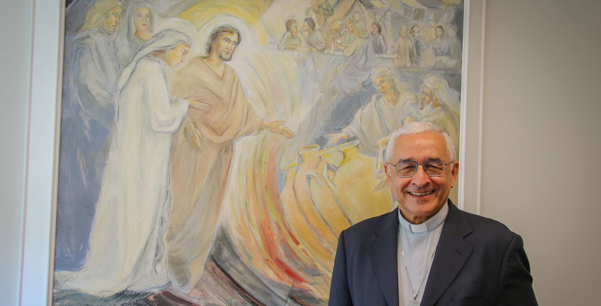 D. José Ornelas no Santuário de Fátima. Foto © Santuário de Fátima
