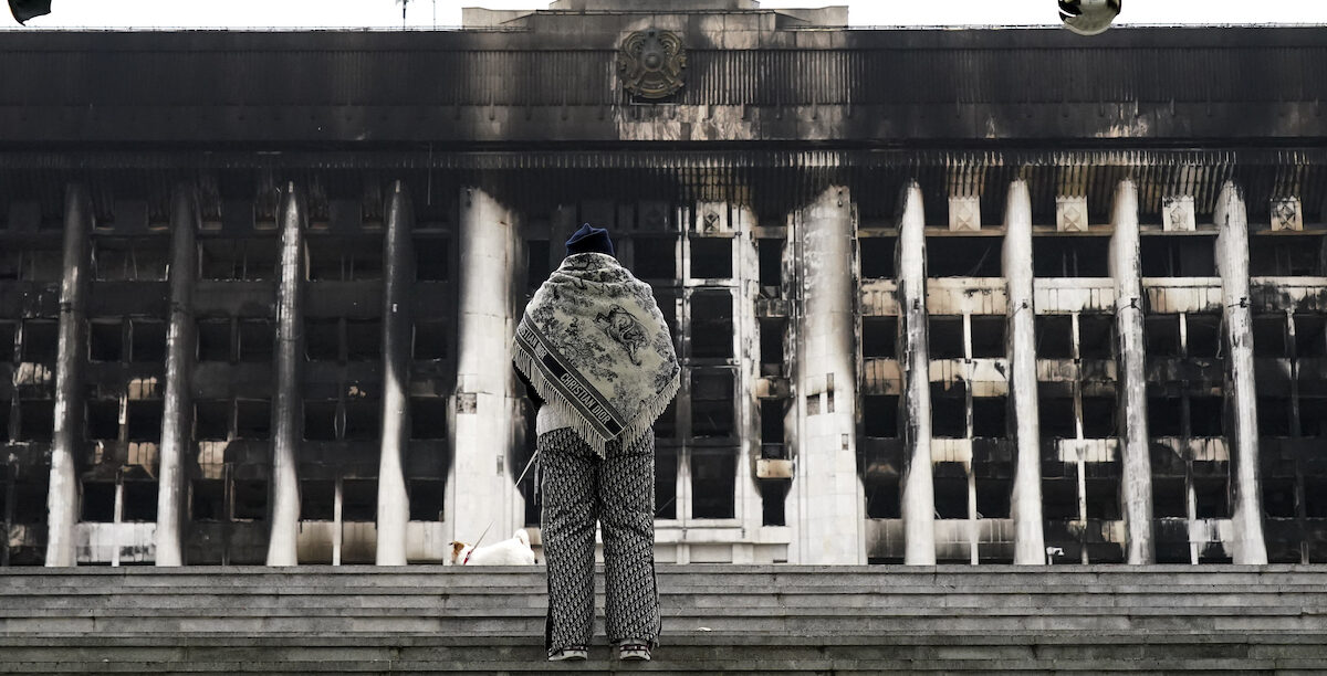Aftermath of protests in Almaty, Kazakhstan