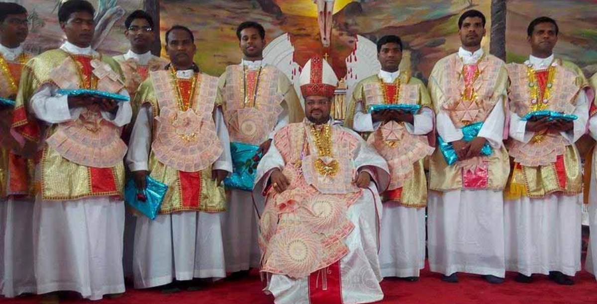 D. Franco Mulakkal, bispo da diocese de Jalandhar Foto retirada do Facebook da Diocese de Jalandhar (1200 × 612 px)