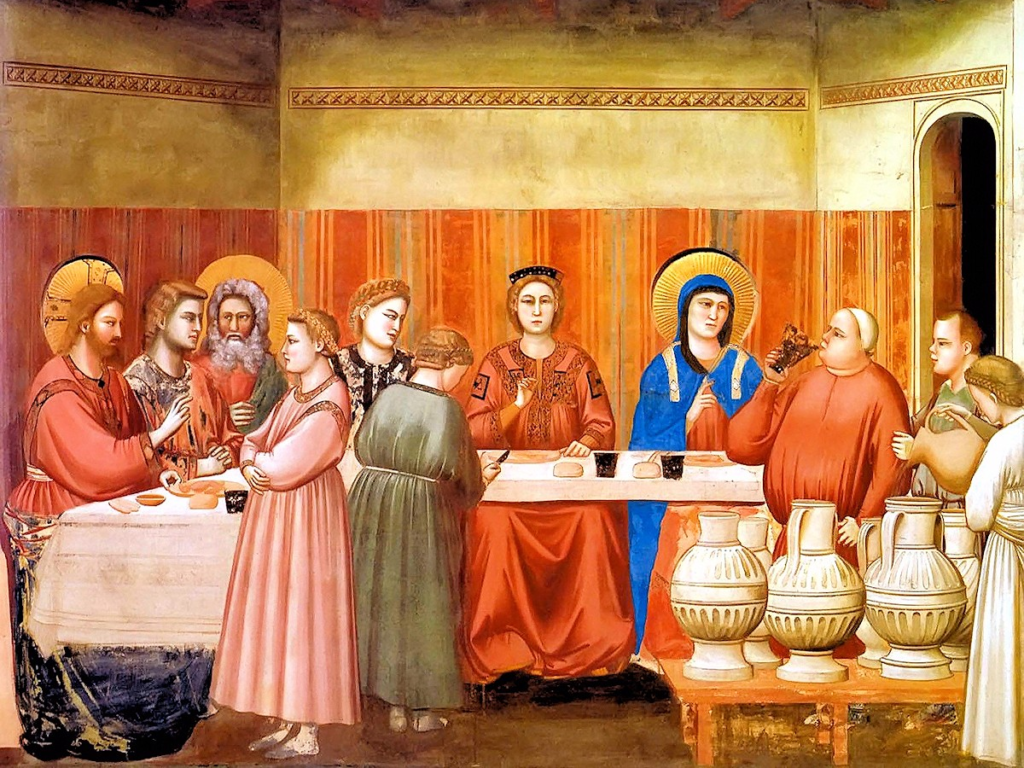 Giotto di Bondone, As Bodas de Caná