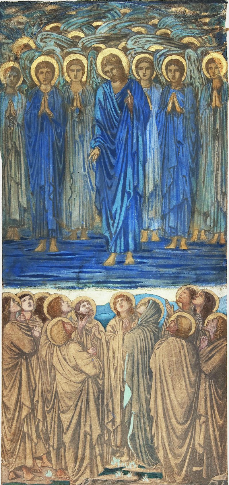 Ascensão de Cristo (Atos I, 1–9): Estudo para vitral