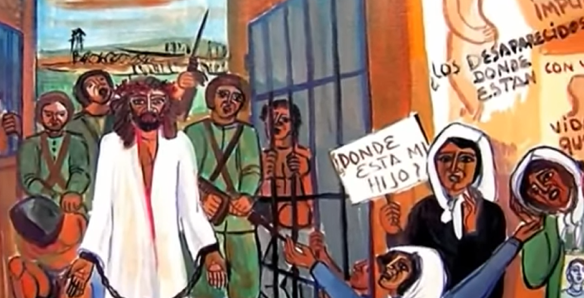 O arquiteto, escritor e militante dos direitos humanos Adolfo Pérez Esquível, prémio Nobel da Paz em 1980, pintou e escreveu, em 1992, uma “via crucis” de Jesus Cristo interpretada através dos dramas, lutas e sofrimentos dos povos latino-americanos.