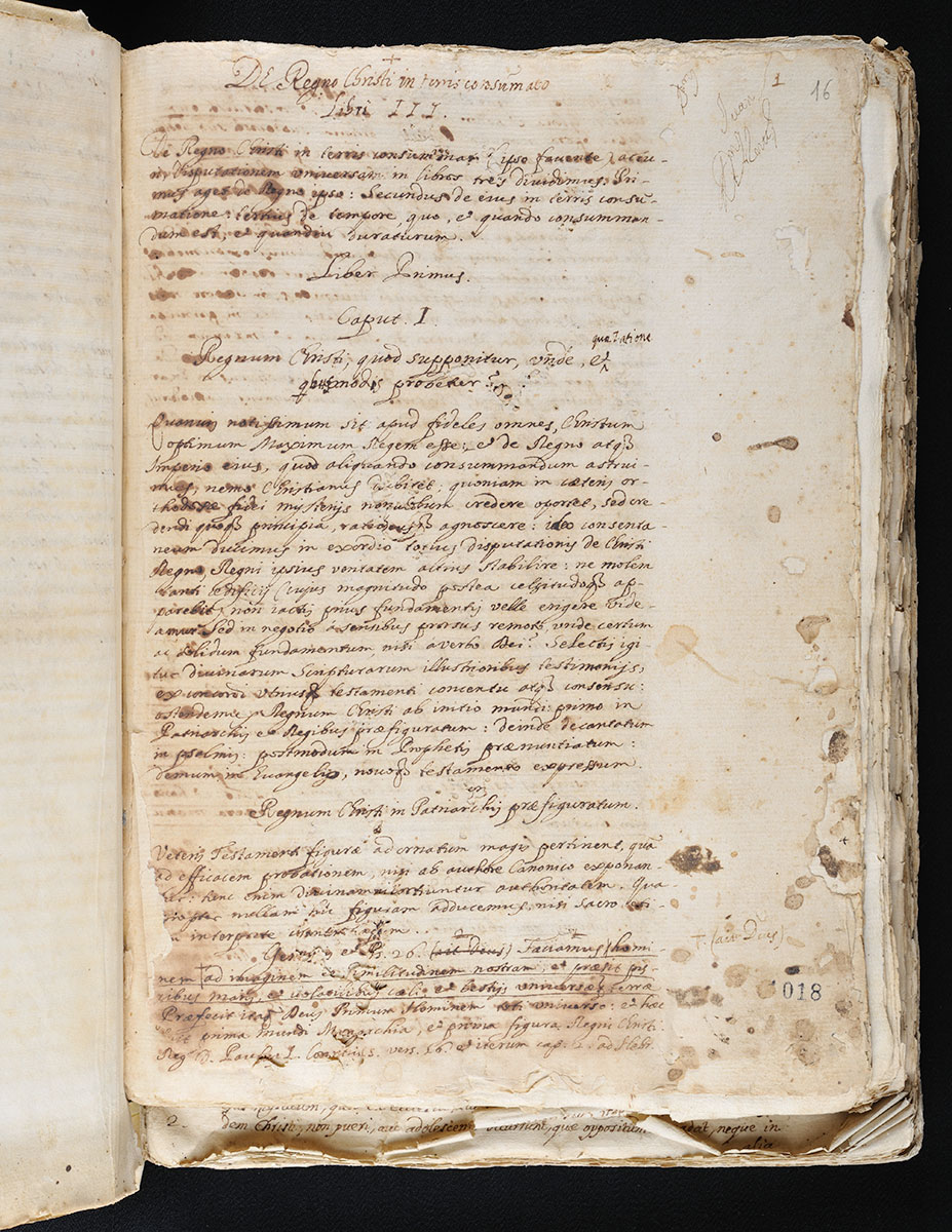 O início da Clavis: “O primeiro livro tratará do Reino em si: o segundo, da sua consumação na terra: o terceiro, do tempo em que e quando se deve consumar, e quanto tempo há-de durar.” Foto © Direitos reservados.