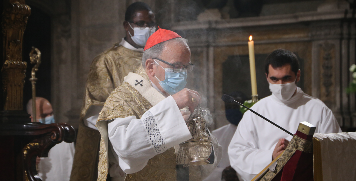 evangelho, d. manuel clemente, missa na se de lisboa, foto patriarcado de lisboa