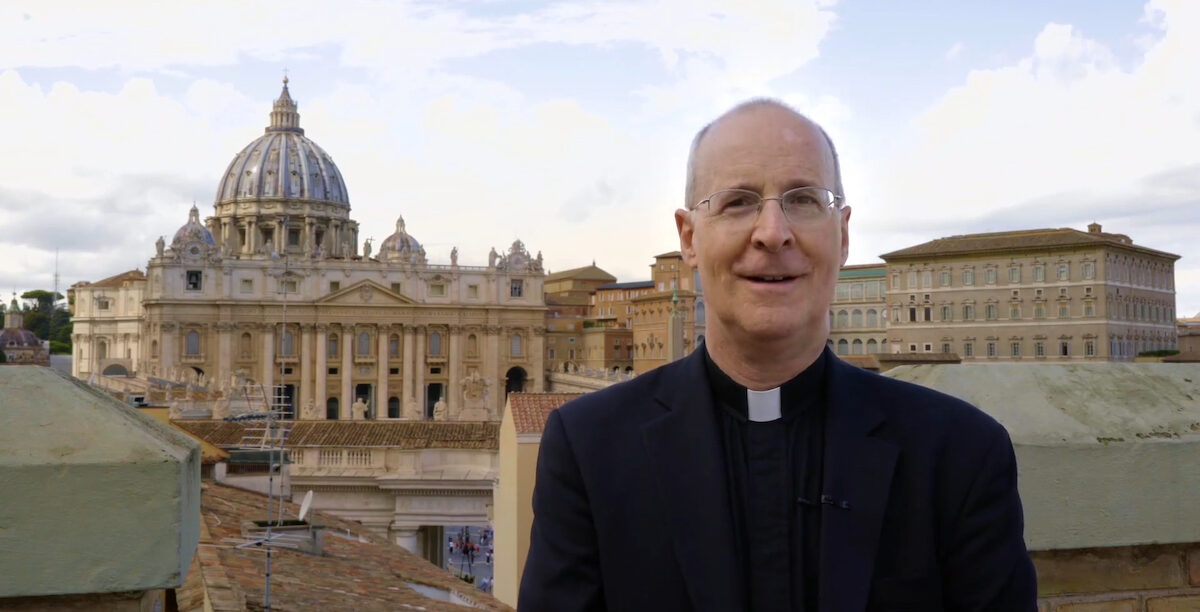 O documentário “Building a Bridge” é sobre o trabalho do padre jesuíta norte-americano James Martin com a comunidade LGBTQ. Foto: Direitos reservados.