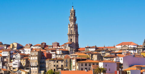 Torres dos Clérigos, no Porto. Foto © Ricardo Perna