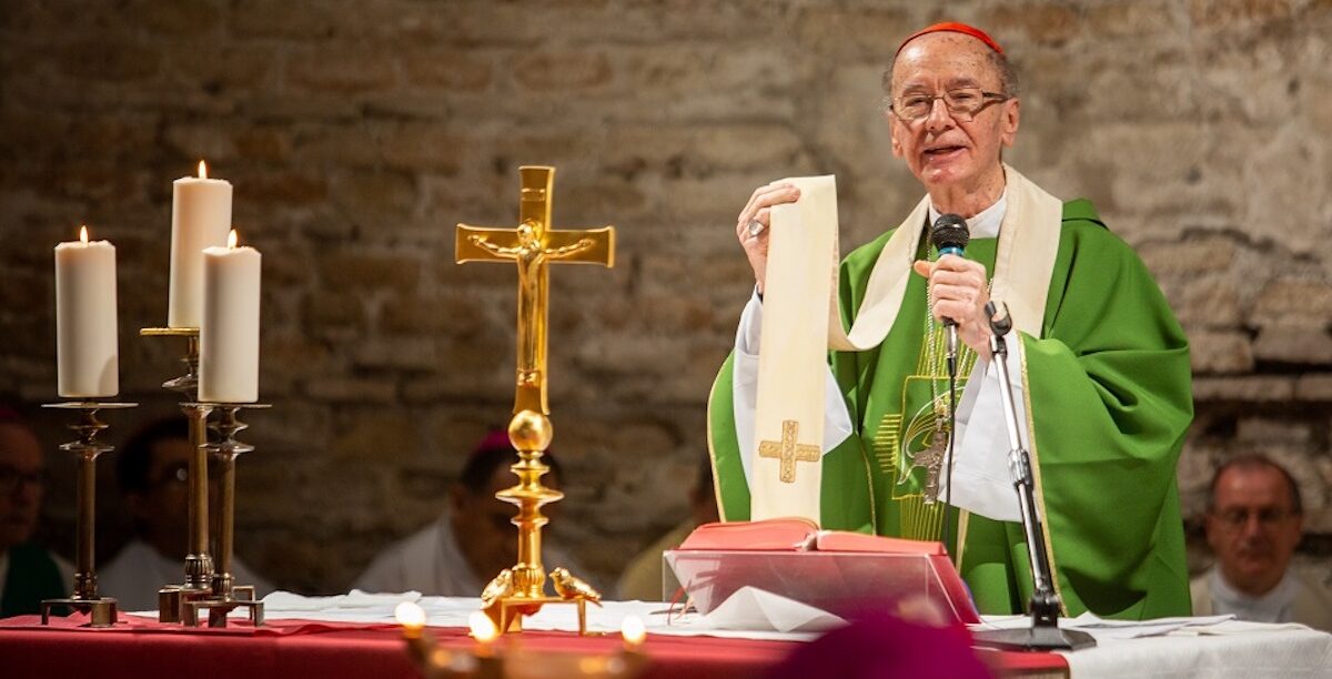 O cardeal Cláudio Hummes nasceu Auri Afonso em 1934, mas mudou o seu nome para Cláudio, quando, em 1956, professou os votos perpétuos na Ordem dos Frades Menores (franciscanos). Foto © Guilherme Cavali/site oficial da CNBB.