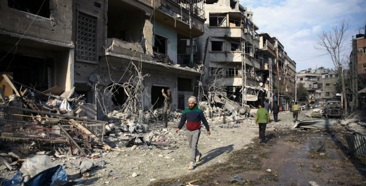 destruição no noroeste da siria foto medicos do mundo