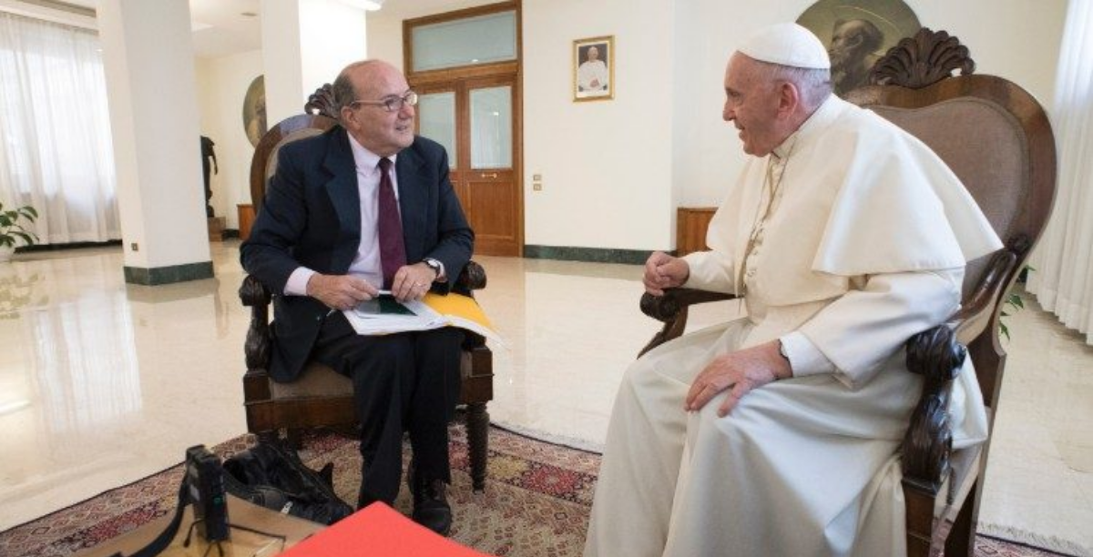 philip pullella da reuters entrevista papa francisco em 2018 foto vatican news