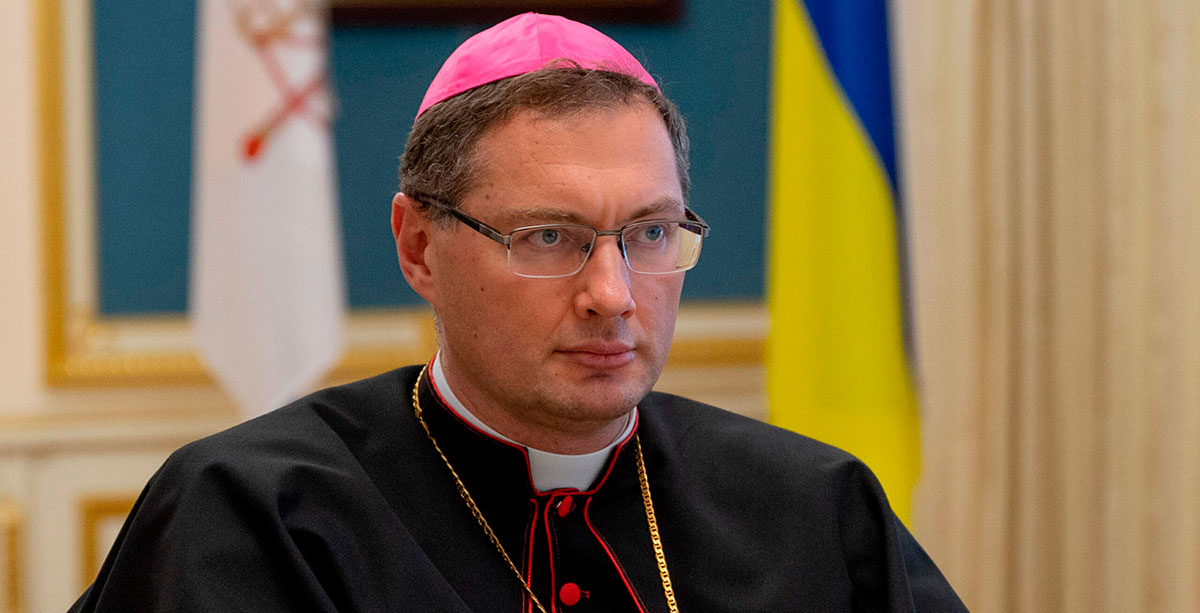 Visvaldas Kulbokas, Ucrânia, núncio Visvaldas Kulbokas, núncio apostólico na Ucrânia. Foto © Vatican Media