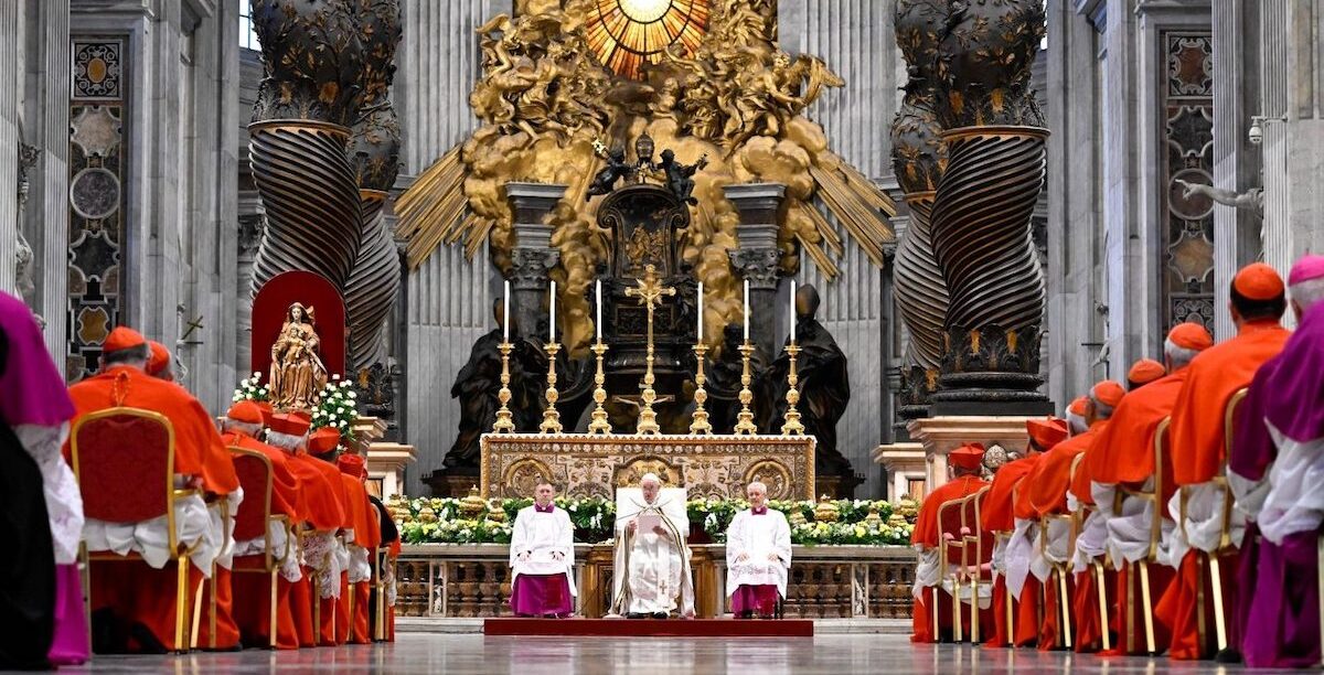 O Papa elevou mais 20 cardeais de todo o mundo, na Basílica de São Pedro. Foto © Vatican Media.