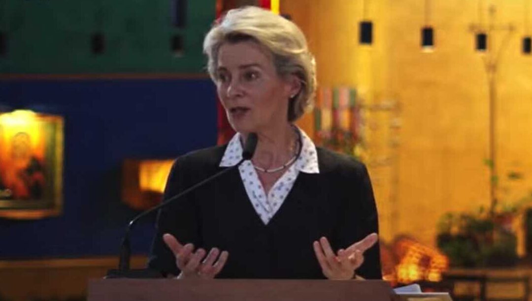 Von der Leyen falou da Europa e da sua condição de crente