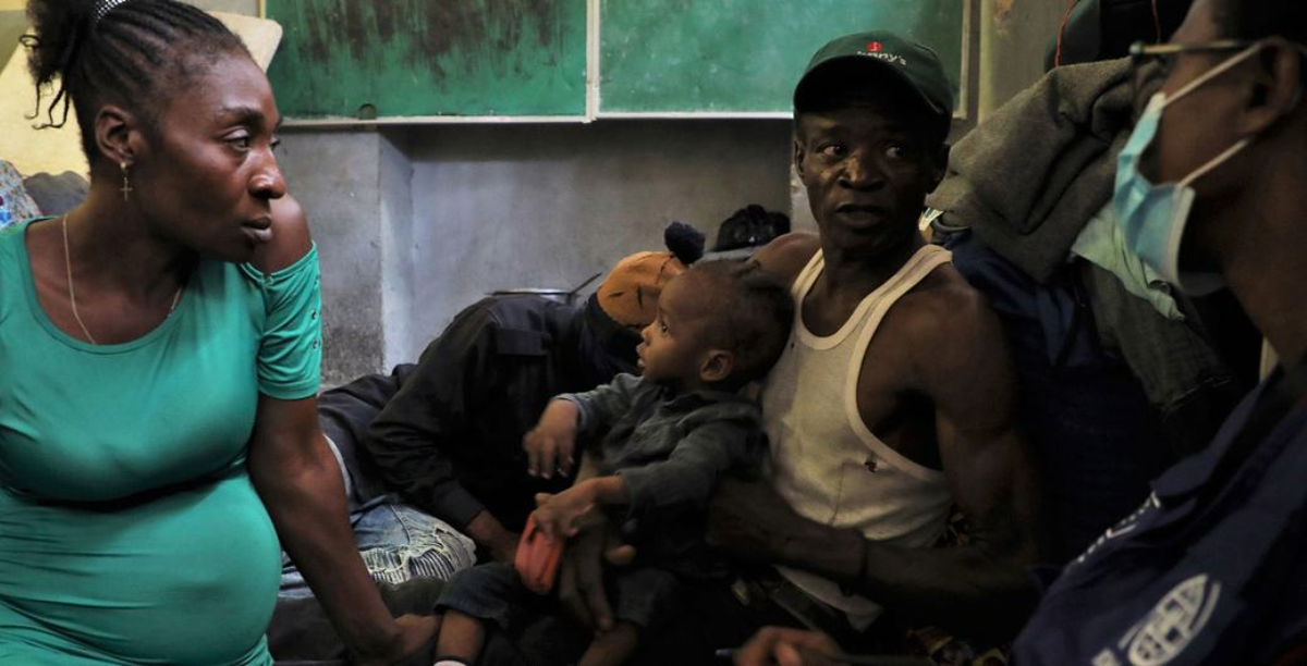 © IOM HaitiMonica Chiriac In early 2022, the UN helped to relocate people displaced by gang Violence in Port-au-Prince, Haiti. (1) © IOM HaitiMonica Chiriac In early 2022, the UN helped to relocate people displaced by gang Violence in Port-au-Prince, Haiti. (1)