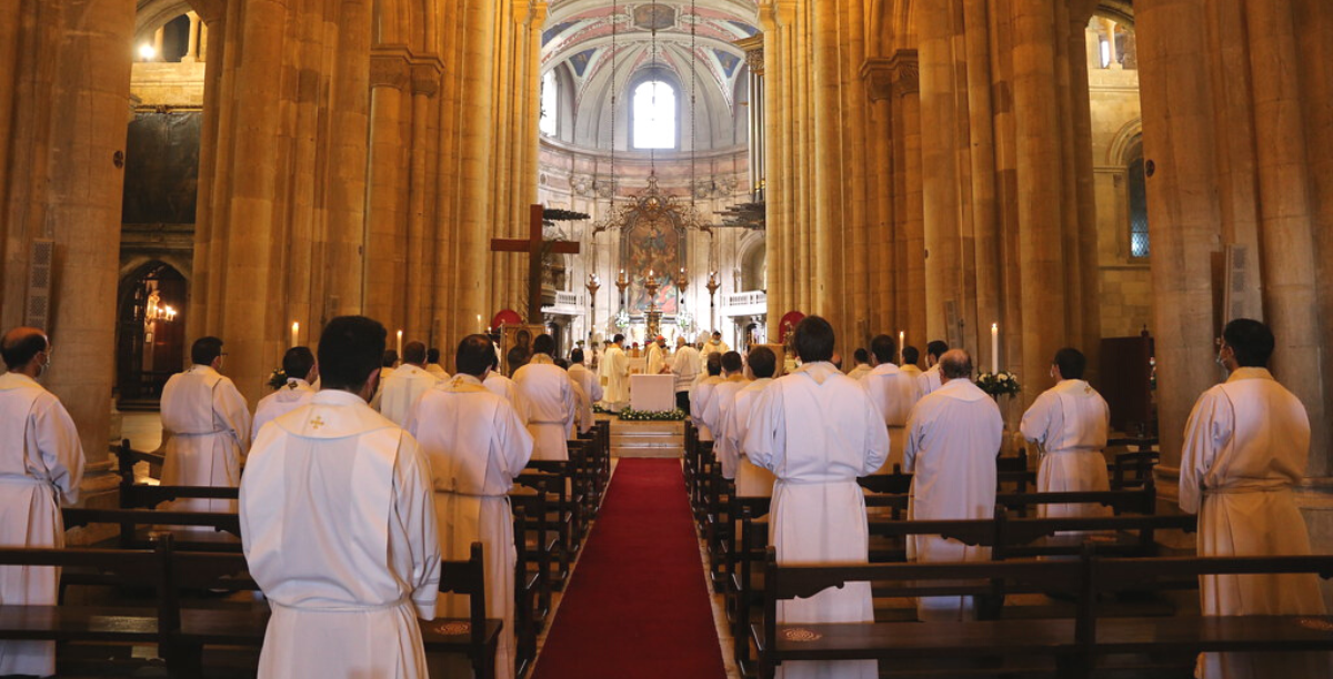 missa crismal na se de lisboa, abril 2021 foto c patriarcado de lisboa missa crismal na se de lisboa, abril 2021 foto c patriarcado de lisboa