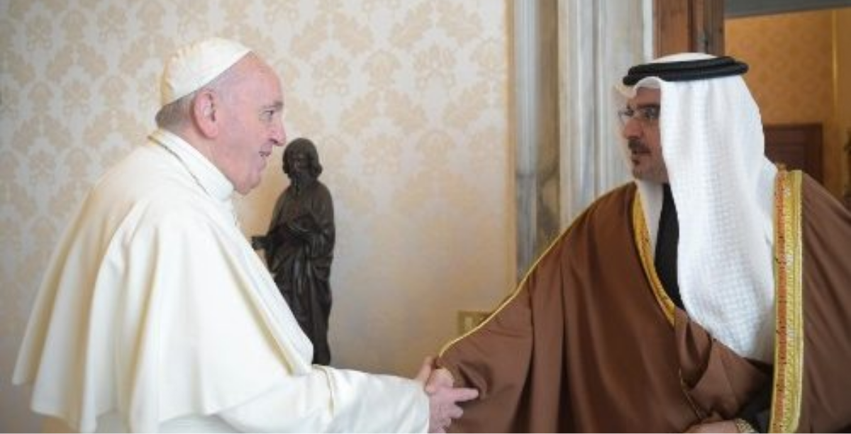 papa francisco e rei do Bahrein, Hamad bin Isa Al Khalifa Foto Vatican Media (1200 × 612 px) papa francisco e rei do Bahrein, Hamad bin Isa Al Khalifa Foto Vatican Media