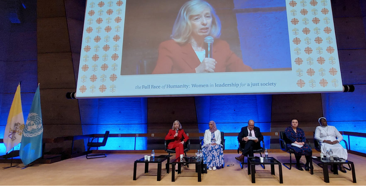 stefania giannini fala em conferencia sobre direitos das muleres na UNESCO FOTO CARITAS INTERNATIONALIS stefania giannini fala em conferencia sobre direitos das muleres na UNESCO FOTO CARITAS INTERNATIONALIS