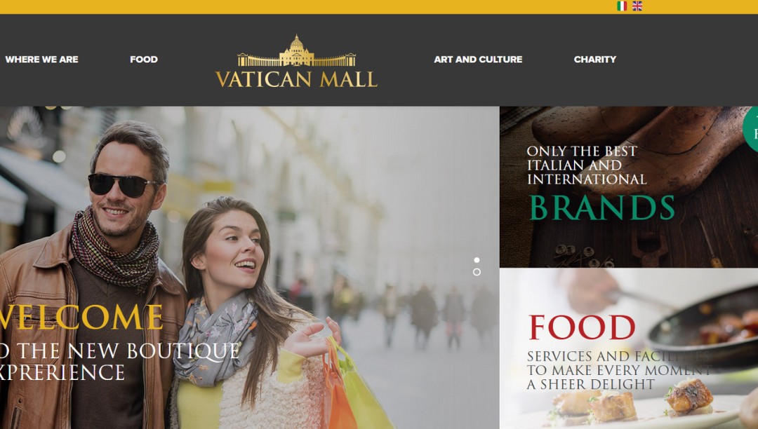 Luxuoso centro comercial prestes a abrir no Vaticano