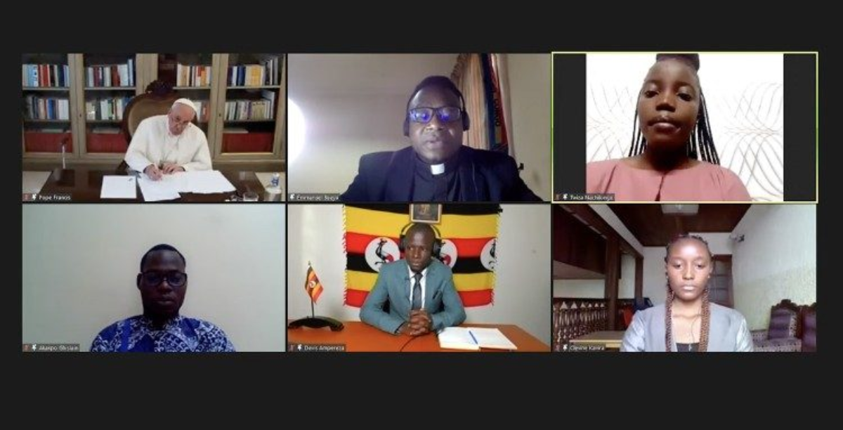 papa francisco em encontro com estudantes africanos papa francisco em encontro com estudantes africanos