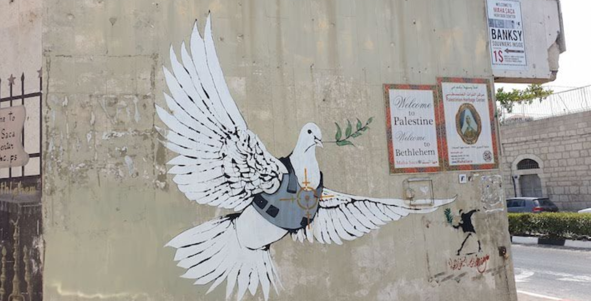 pomba da paz israel palestina