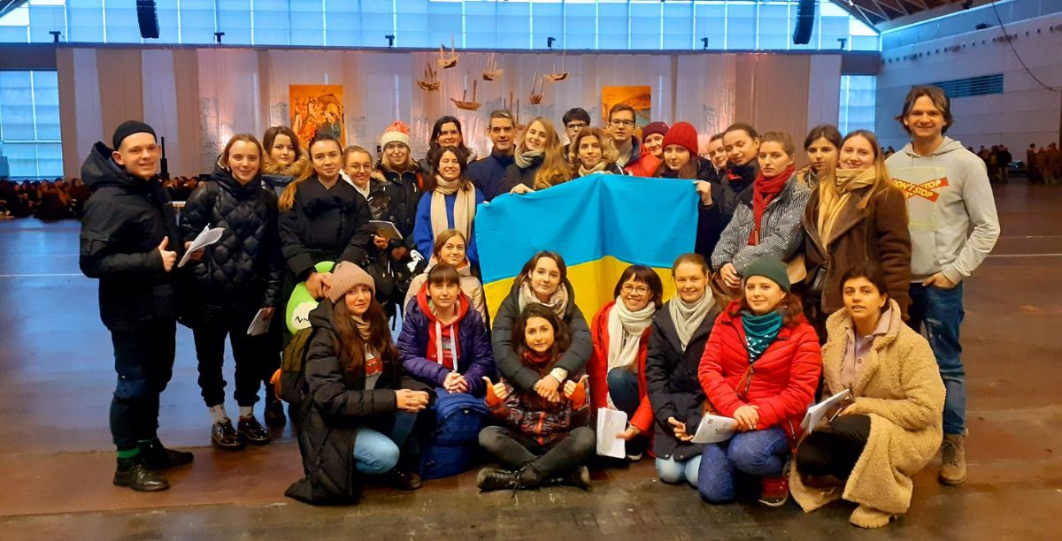 encontro europeu de taize em rostock contou com participantes ucranianos, foto comunidade de taize