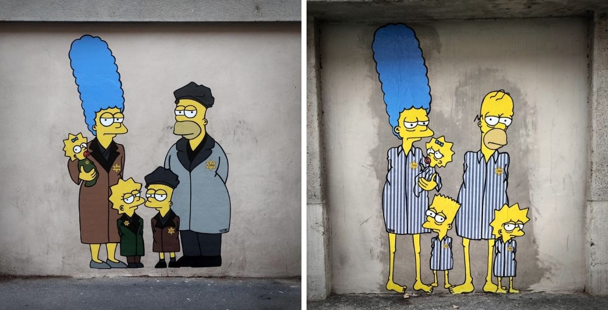 pinturas murais aleksandro palombo em milao, janeiro 2023, fotos retiradas do twitter