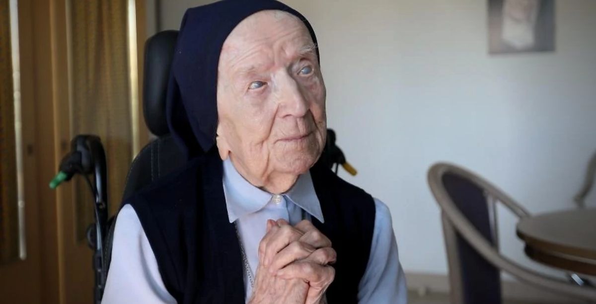 lucile randon, conhecida como irma andre, foto wikipedia lucile randon, conhecida como irma andre, foto wikipedia